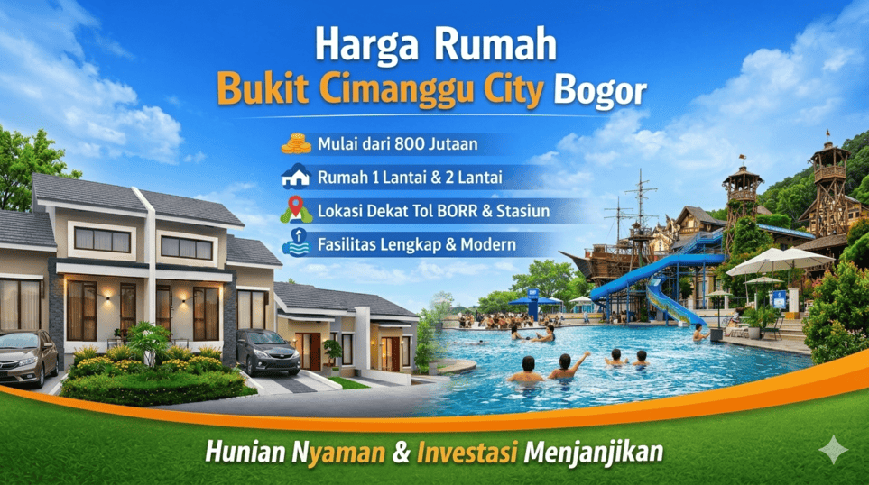 harga rumah bukit cimanggu city